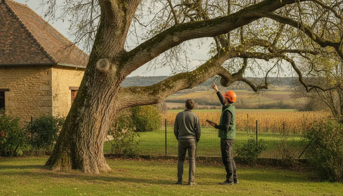 Arbre du voisin trop haut ou dangereux : que faire ? (Côte-d'Or)
